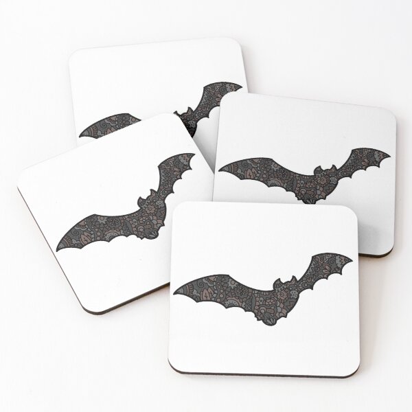 Item preview, Bat Season Zentangle designed and sold by Lintangled.