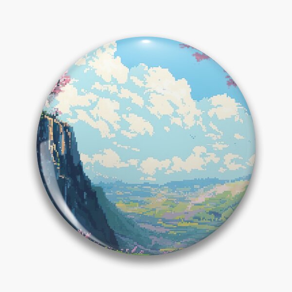 Item preview, Pixel Blossom Valley designed and sold by KCrowDesigns.