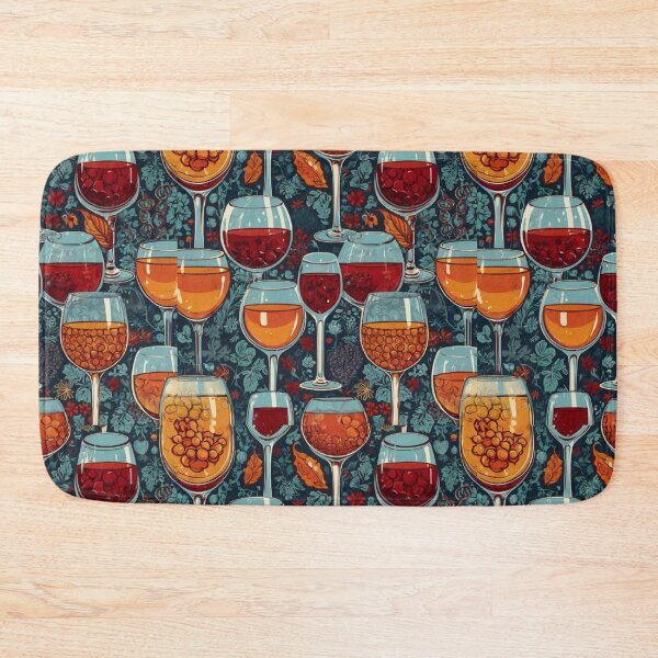 Item preview, Wine Glass Glasses Pattern Vino designed and sold by Draculaura2009.