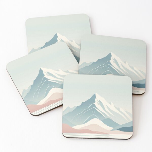 Item preview, “Mountains of snow” designed and sold by Leonel-A-L.