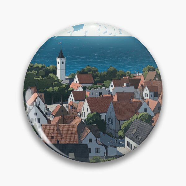 Item preview, Gotland, city | Anime style designed and sold by ComicsFactory.
