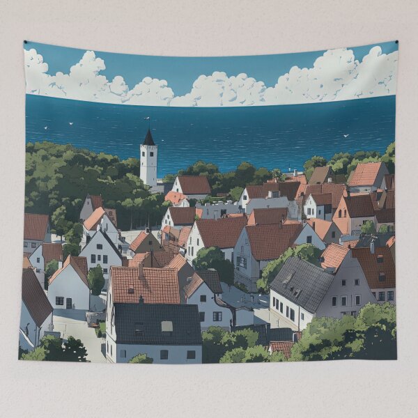 Item preview, Gotland, city | Anime style designed and sold by ComicsFactory.