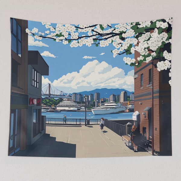 Item preview, Granville Island | Anime style designed and sold by ComicsFactory.