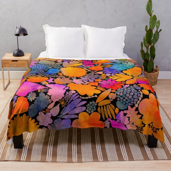 Item preview, Midnight Garden Bright Wildflowers  designed and sold by Jennifer  Lambein.