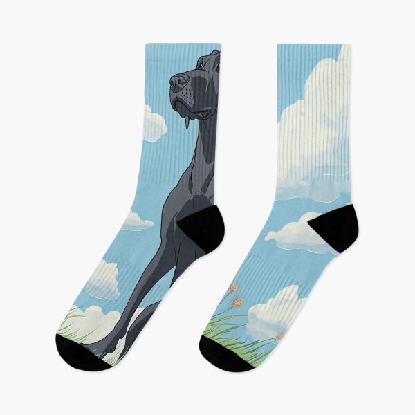 Item preview, Great Dane dog | Anime style designed and sold by ComicsFactory.