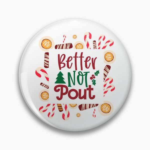 Item preview, Better Not Pout Christmas Funny designed and sold by RedBerryBliss.