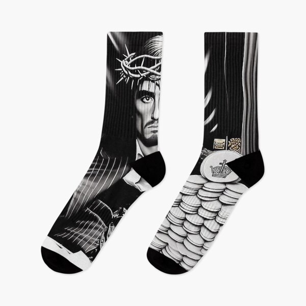 Item preview, Black-and-White-Scarface Jesus III designed and sold by jay-cack.