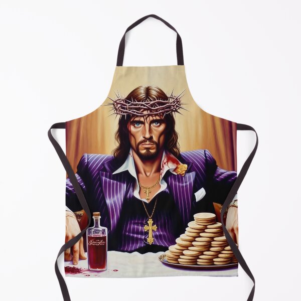 Item preview, Color Scarface Jesus II - Jesus in Purple Pinstripe Suit designed and sold by jay-cack.