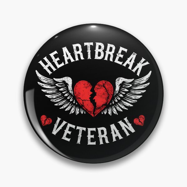 Item preview, Heartbreak Veteran - Vintage Broken Heart with Wings | Humorous Love Design designed and sold by Coffee Partee.