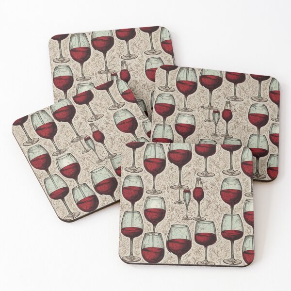 Item preview, Wine Glass Glasses Pattern Vino designed and sold by Draculaura2009.