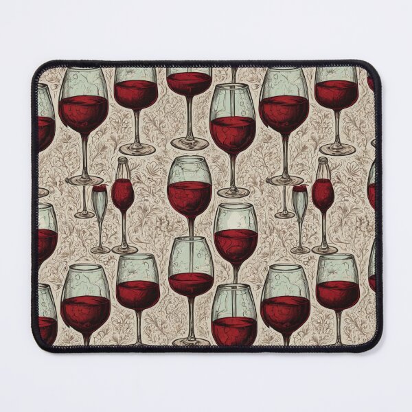 Item preview, Wine Glass Glasses Pattern Vino designed and sold by Draculaura2009.