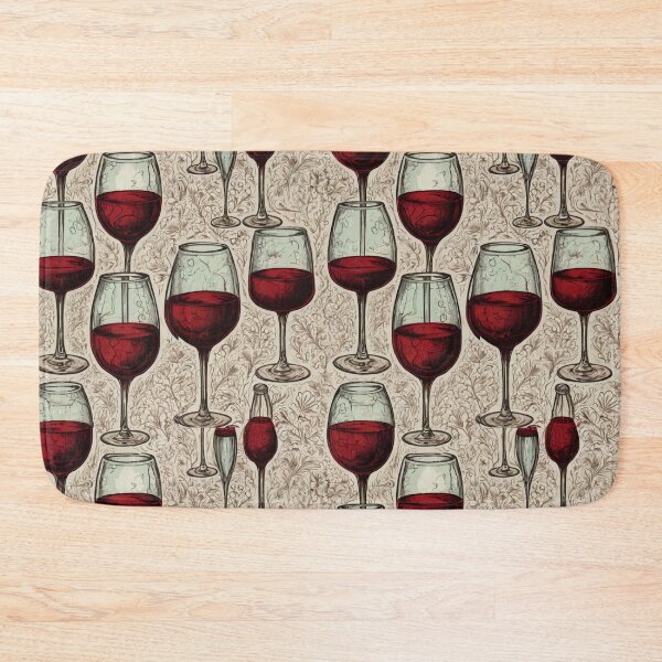 Item preview, Wine Glass Glasses Pattern Vino designed and sold by Draculaura2009.