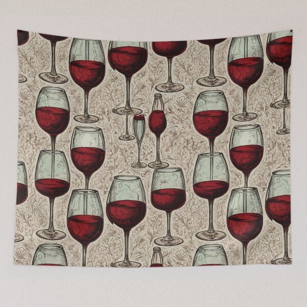 Item preview, Wine Glass Glasses Pattern Vino designed and sold by Draculaura2009.