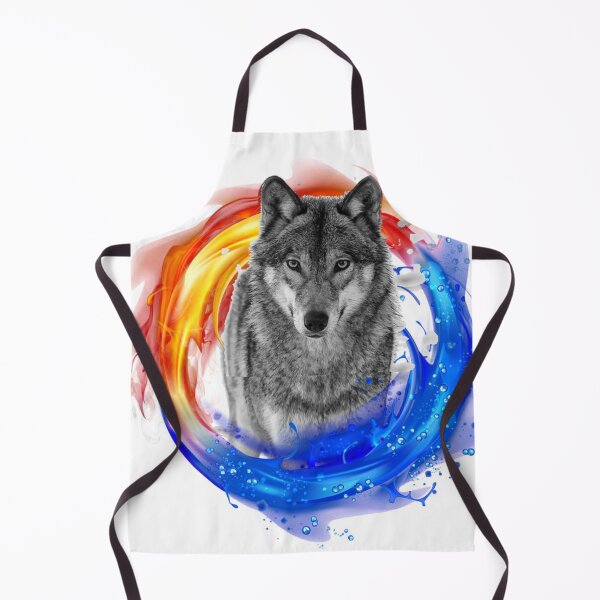 Item preview, Wolf between fire and water designed and sold by Belrovera.