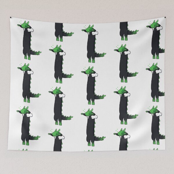 Item preview, Long Lizard (green) Rain World designed and sold by ZcatUwU.