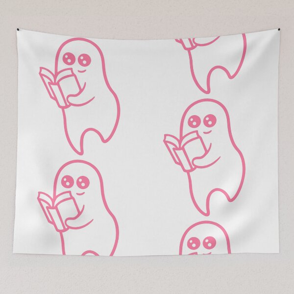 Item preview, pink library ghost designed and sold by Karisdesignss.