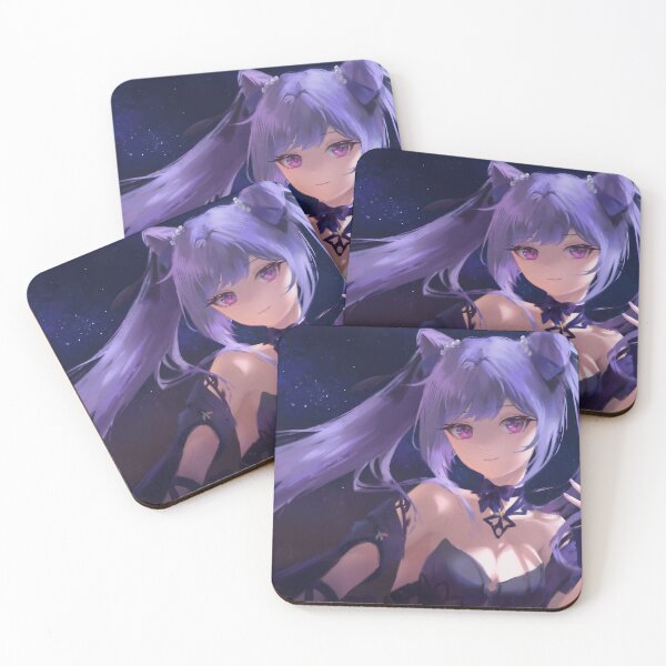 Item preview, Genshin Impact Opulent Splendor Keqing Painting designed and sold by oakjelly.