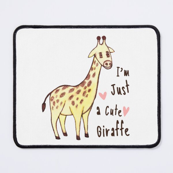 Item preview, I'm Just a Cute Giraffe – Playful Animal Illustration designed and sold by Kopiopang studio.