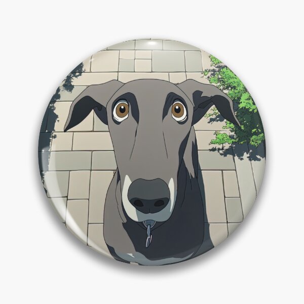 Item preview, Greyhound dog | Anime style designed and sold by ComicsFactory.