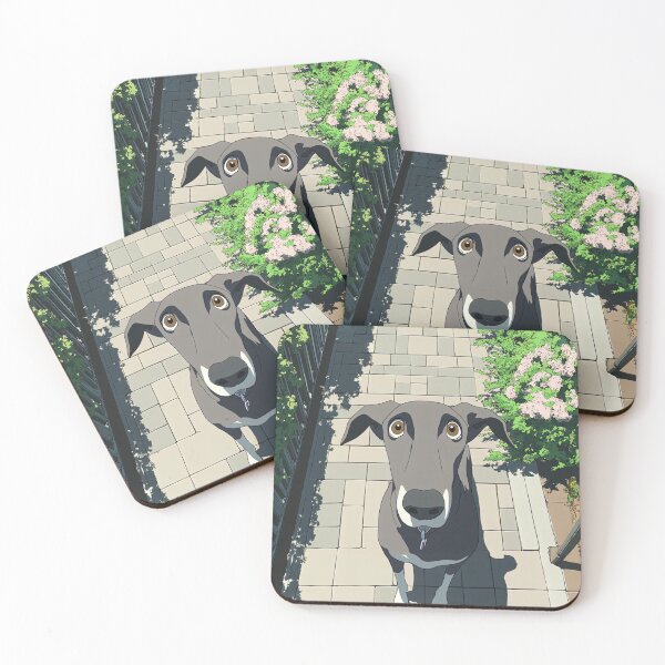 Item preview, Greyhound dog | Anime style designed and sold by ComicsFactory.