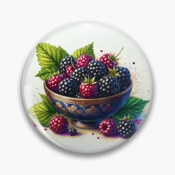 Artikelvorschau, Schöne Aquarell Brombeeren entworfen und verkauft von Myra365Art.