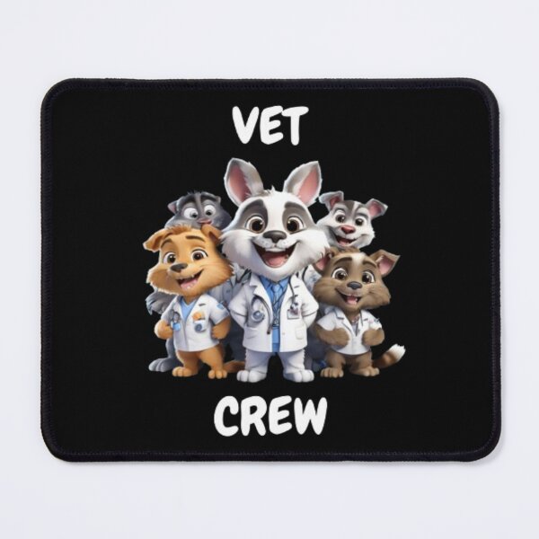 Item preview, Vet tcrew Cartoon Animal T-Shirt - Perfect for Veterinary Teams! designed and sold by Digital Art and Funny Pets.
