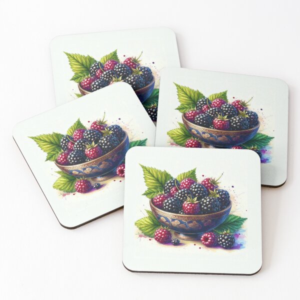 Item preview, Beautiful Watercolor Blackberries designed and sold by Myra365Art.