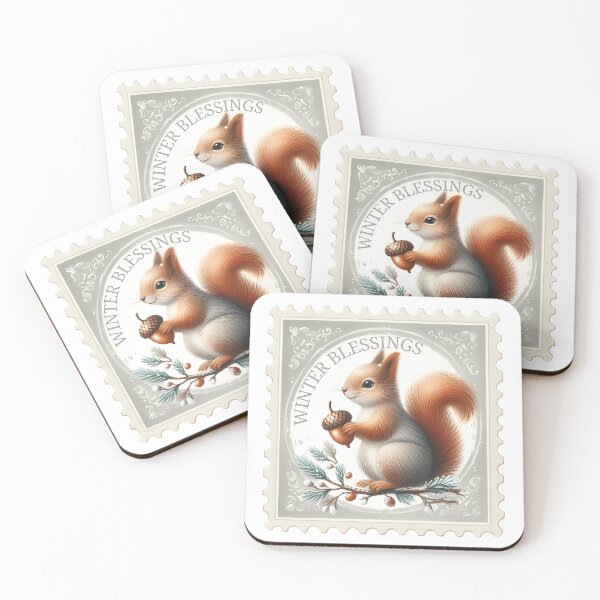 Item preview, Cute Squirrel Postage Stamp! designed and sold by fribabywonder.