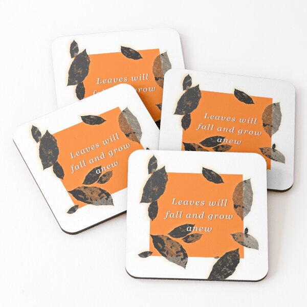 Item preview, Autumn Leaves Quote designed and sold by Tigerlilly Designs.