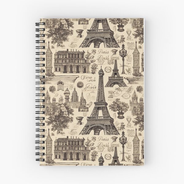 Item preview, French Paris France Eiffel Tower Vintage Pattern Design designed and sold by Draculaura2009.