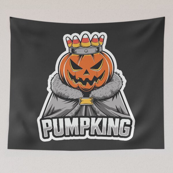 Item preview, Pumpking Pumpkin Pun-King: The Reigning Ruler of Halloween designed and sold by hitechmom.