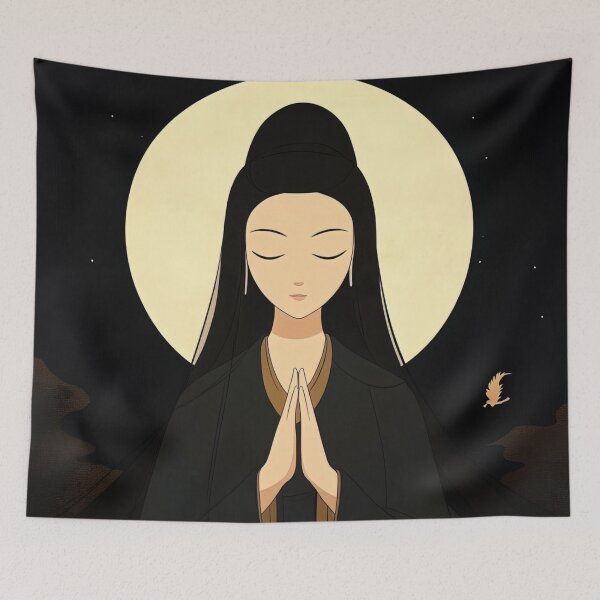Item preview, Guanyin, Chinese deity | Anime style designed and sold by ComicsFactory.
