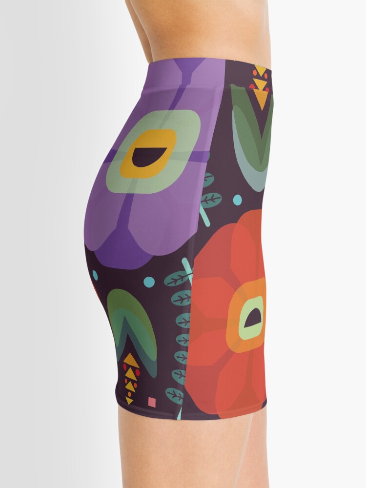 Alternate view of Flowerfully Folk Mini Skirt