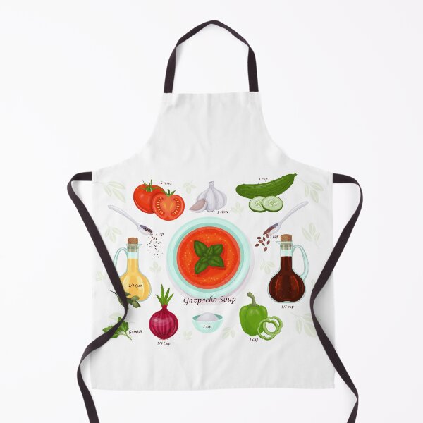 Item preview, Gazpacho Soup Recipe designed and sold by kimberpix.