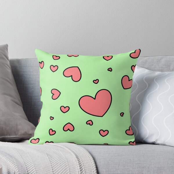 Item preview, Heart pattern on light green designed and sold by HoppRock.