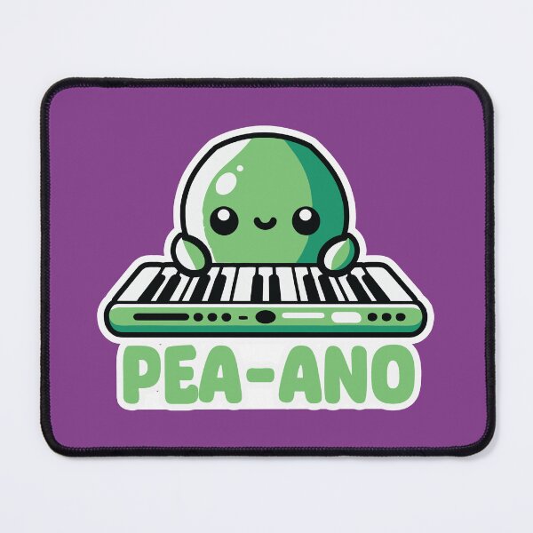 Item preview, Peas-fully Playing Piano: A Punny Music Lover’s Delight designed and sold by hitechmom.