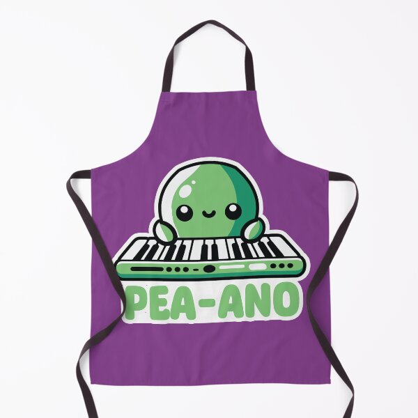 Item preview, Peas-fully Playing Piano: A Punny Music Lover’s Delight designed and sold by hitechmom.