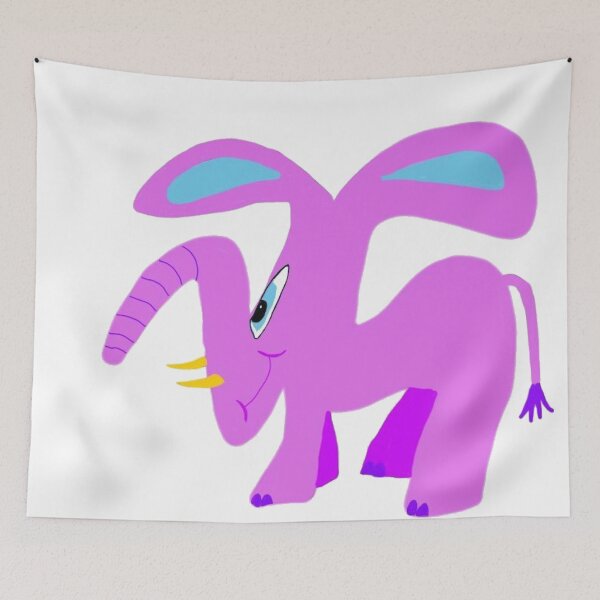 Aperçu de l'œuvre Pinky l'éléphant créée et vendue par pinkyjainpan.