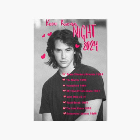 Item preview, Keanu Reeves Nacht 2024 designed and sold by JuztKatt.
