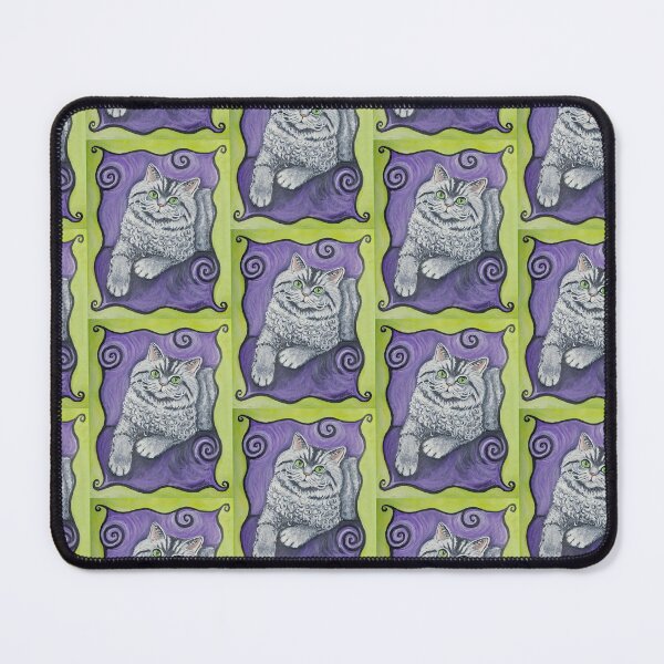 Item preview, Curly Selkirk Rex Cat designed and sold by Meowerks! Animal Art By Lynn Landers-Dickinson.