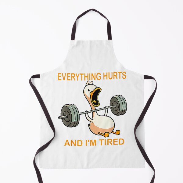 Item preview, Everything Hurts And I'm Tired Duck Meme designed and sold by LeoVargasVelha.