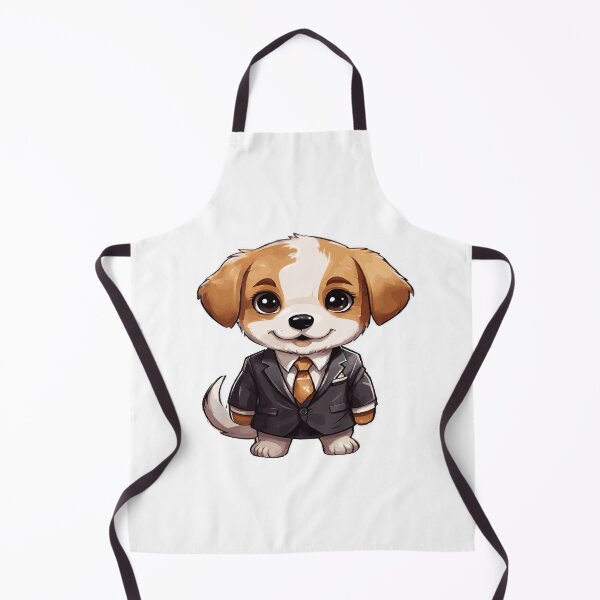Item preview, Business Dog, kawaii chibi dog wearing a suit or smoking designed and sold by AdrianMDesigns.