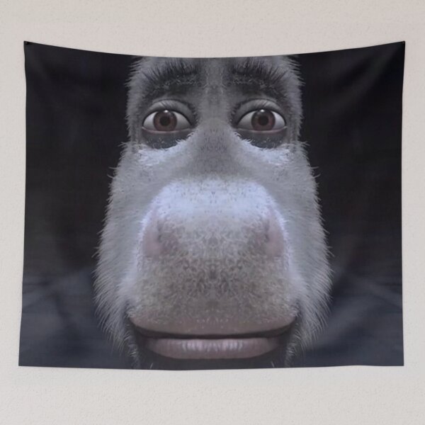 Item preview, Donkey Stare Meme Shrek Funny 1000 yard stare designed and sold by Neesu.
