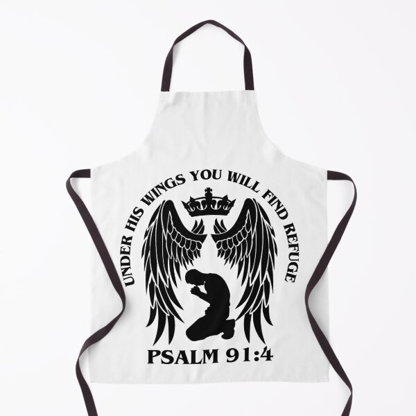 Item preview, Under His Wings You Will Find Refuge, psalm 91: 4, christian faith designed and sold by MoriaStore.