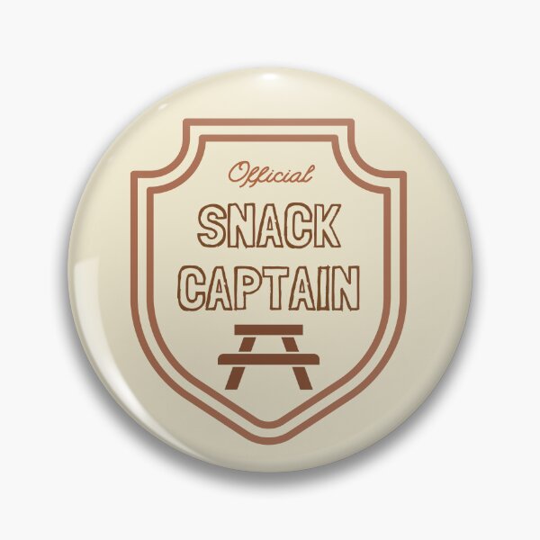 Item preview, Snack Captain - Group Travel Badges #3 designed and sold by Pineappleopolis.