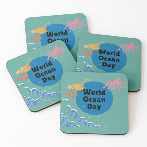 Item preview, World Ocean Day: Celebrate the Rhythm of the Sea designed and sold by ValsaArt.