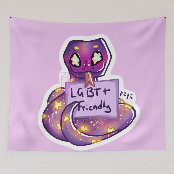 Item preview, Mr Snek Is LGBT+ Friendly designed and sold by Ghost King Hollow.