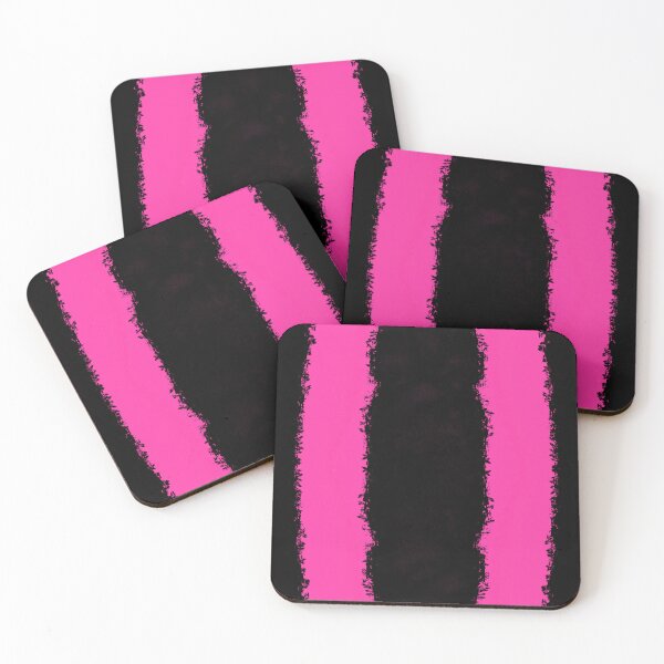 Item preview, Pink Black Stripes Hand Drawn designed and sold by Victoria Rose.