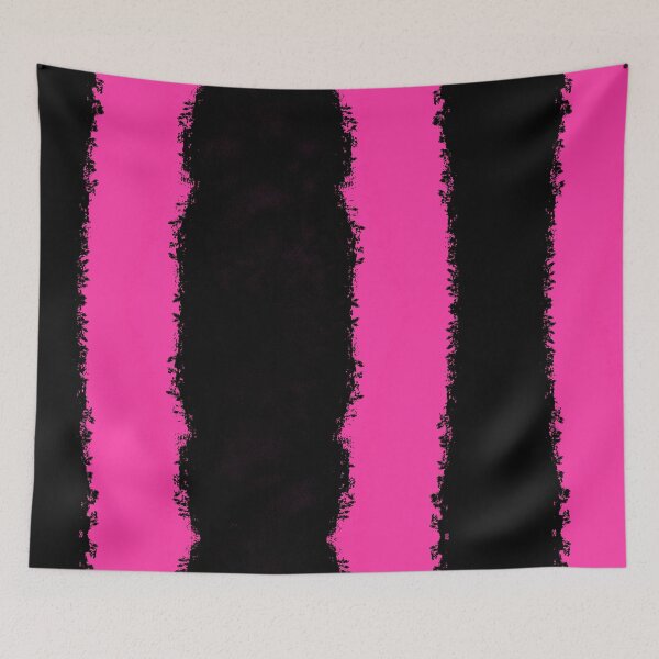 Item preview, Pink Black Stripes Hand Drawn designed and sold by Victoria Rose.