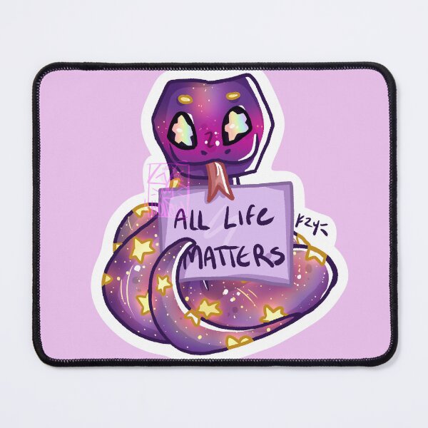Item preview, Mr Snek Says All Life Matters designed and sold by Ghost King Hollow.